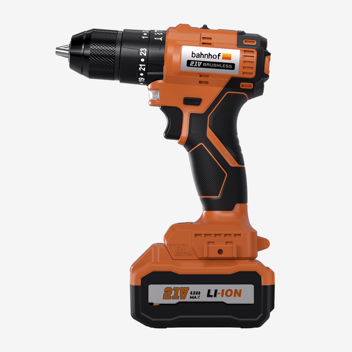 Carbon-free cordless rotary hammer drill