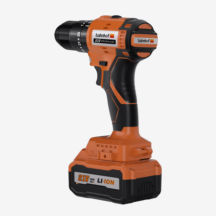 Carbon-free cordless rotary hammer drill