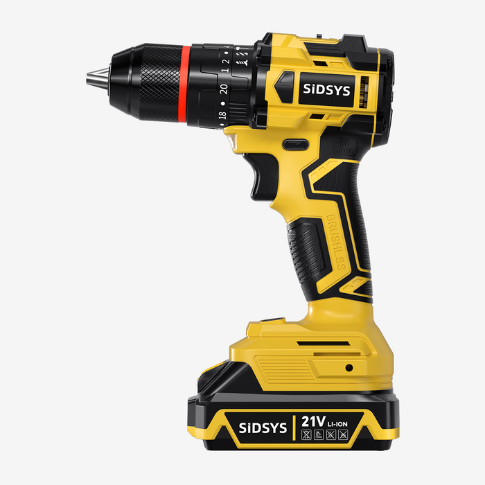 Cordless Impact Drill Brushless 2 Batteries