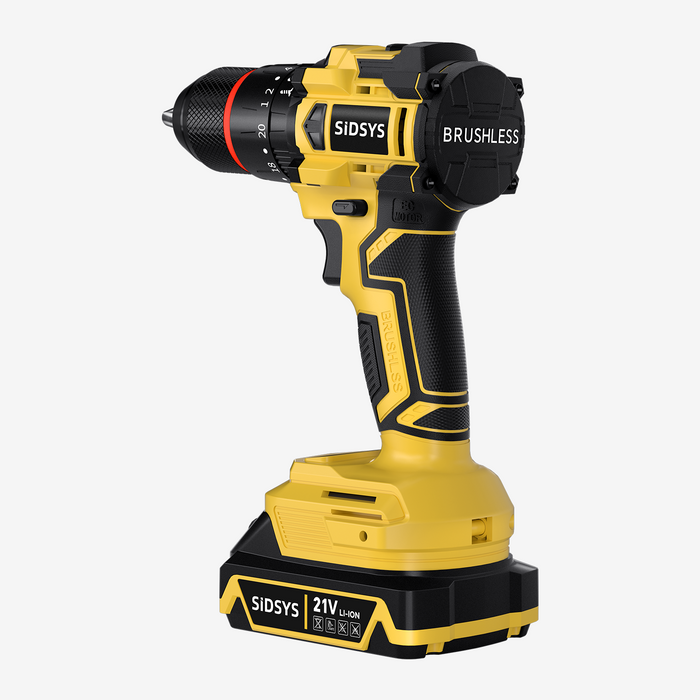 Cordless Impact Drill Brushless 2 Batteries